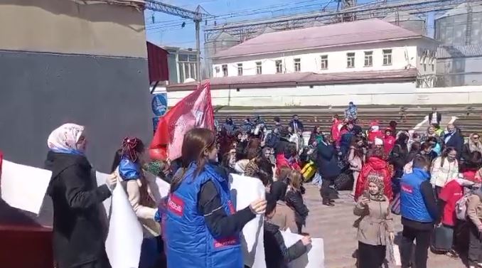 В Дагестан приехали эвакуированные из Белгорода дети