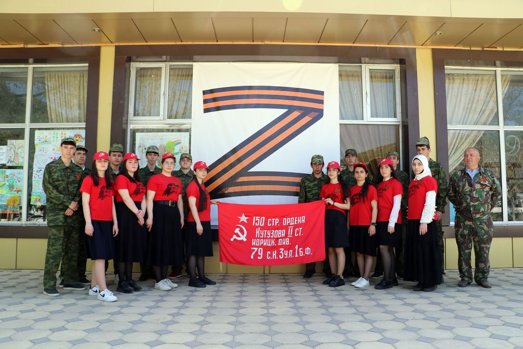 Кайтагский район поддержал акцию «Флаги Победы»