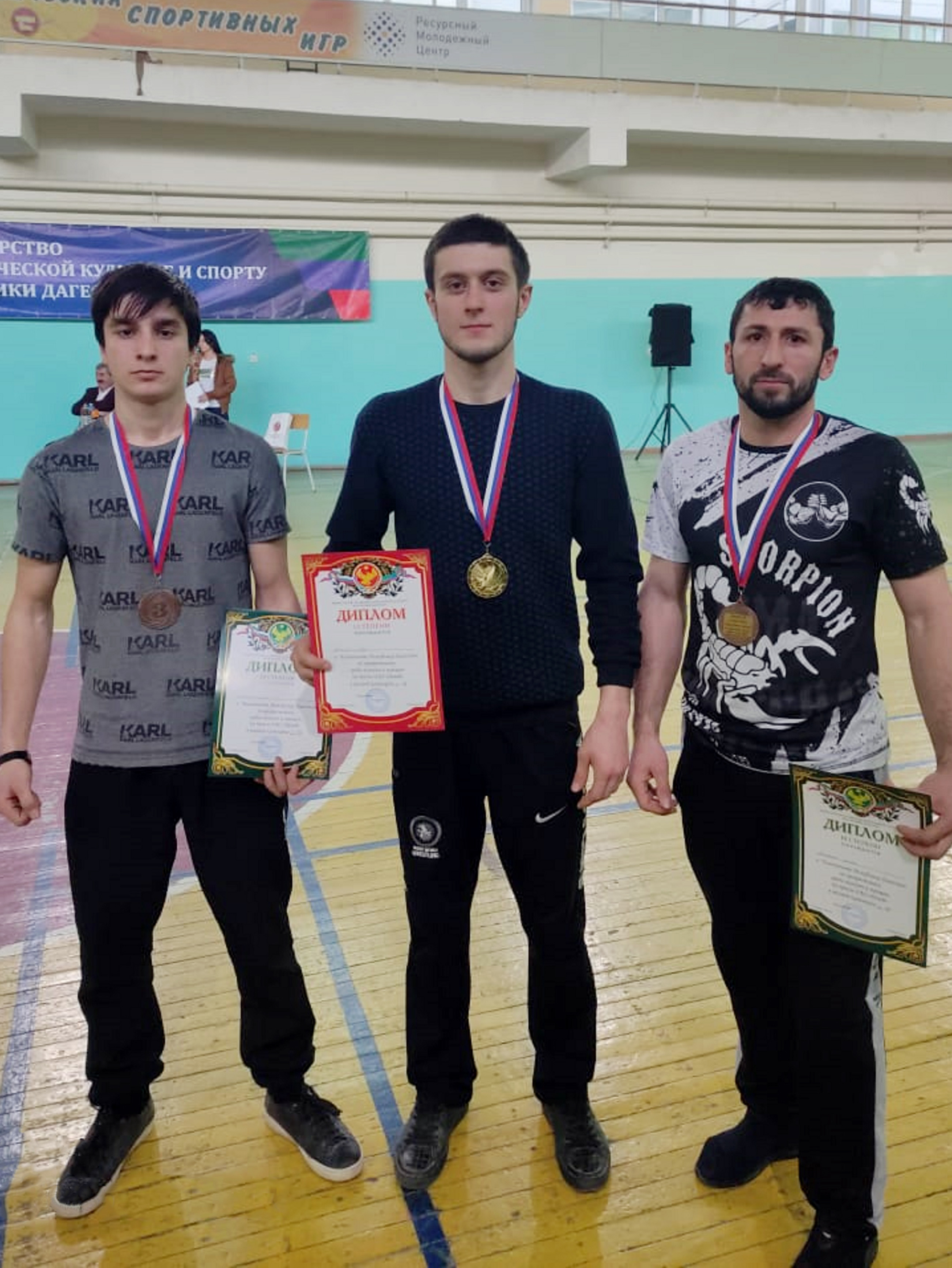 Кайтагские спортсмены вновь стали победителями турниров