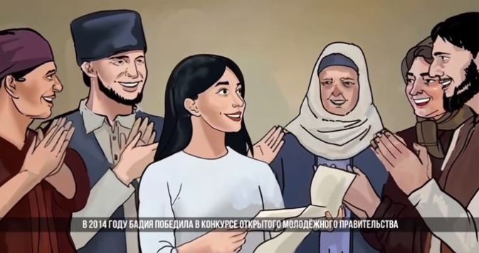 Бадия Валиева стала героем проекта «ВОВеки СВОи» команды «Живой карандаш».