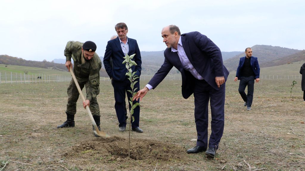 «Сад памяти» торжественно открыли в Кайтагском районе