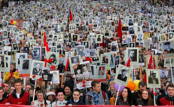 9 мая в 14.00 с центральной площади Махачкалы начнется шествие Бессмертного полка
