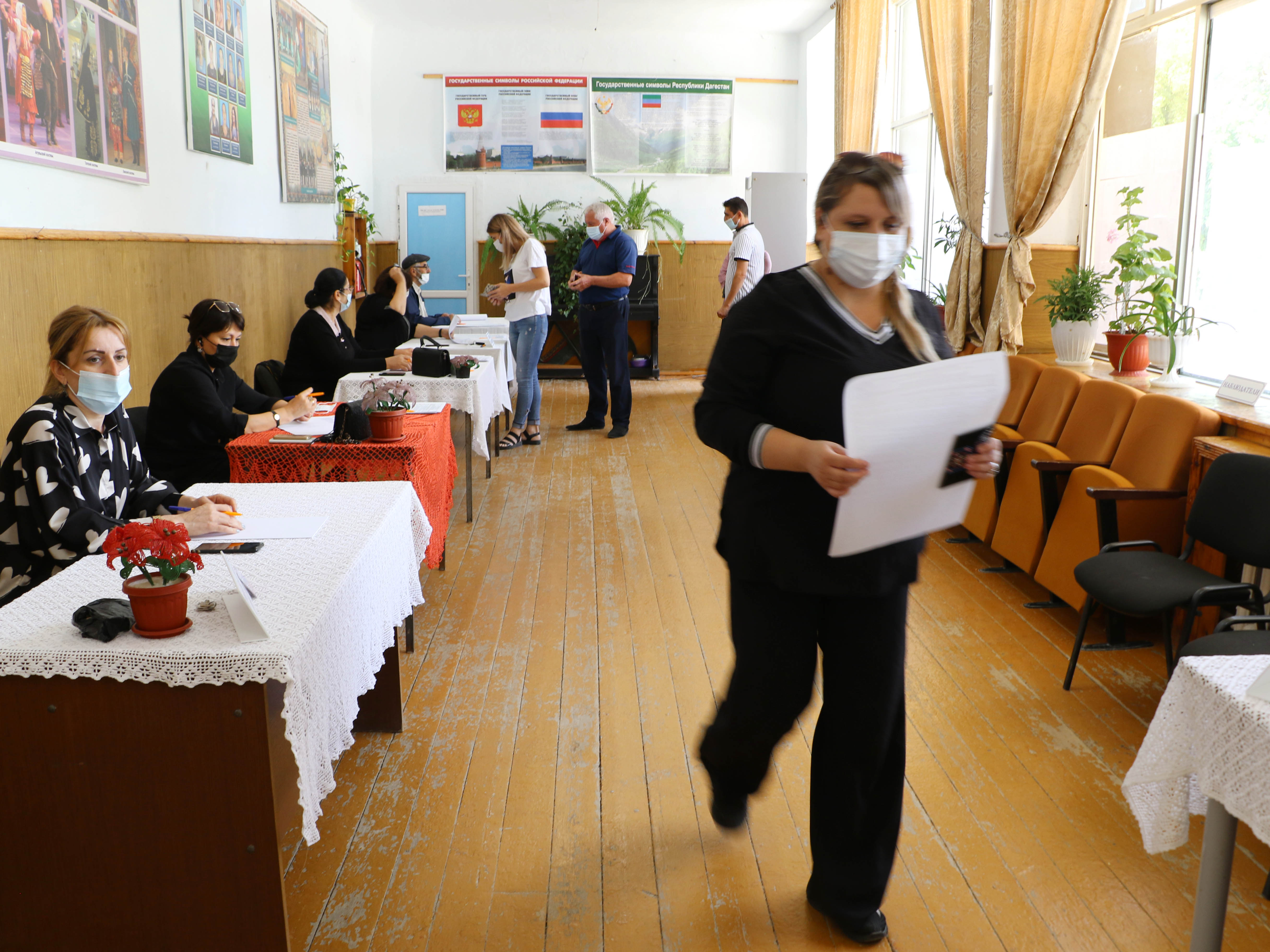 Работники культуры Кайтагского района приняли участие в выборах депутатов в представительные органы МО