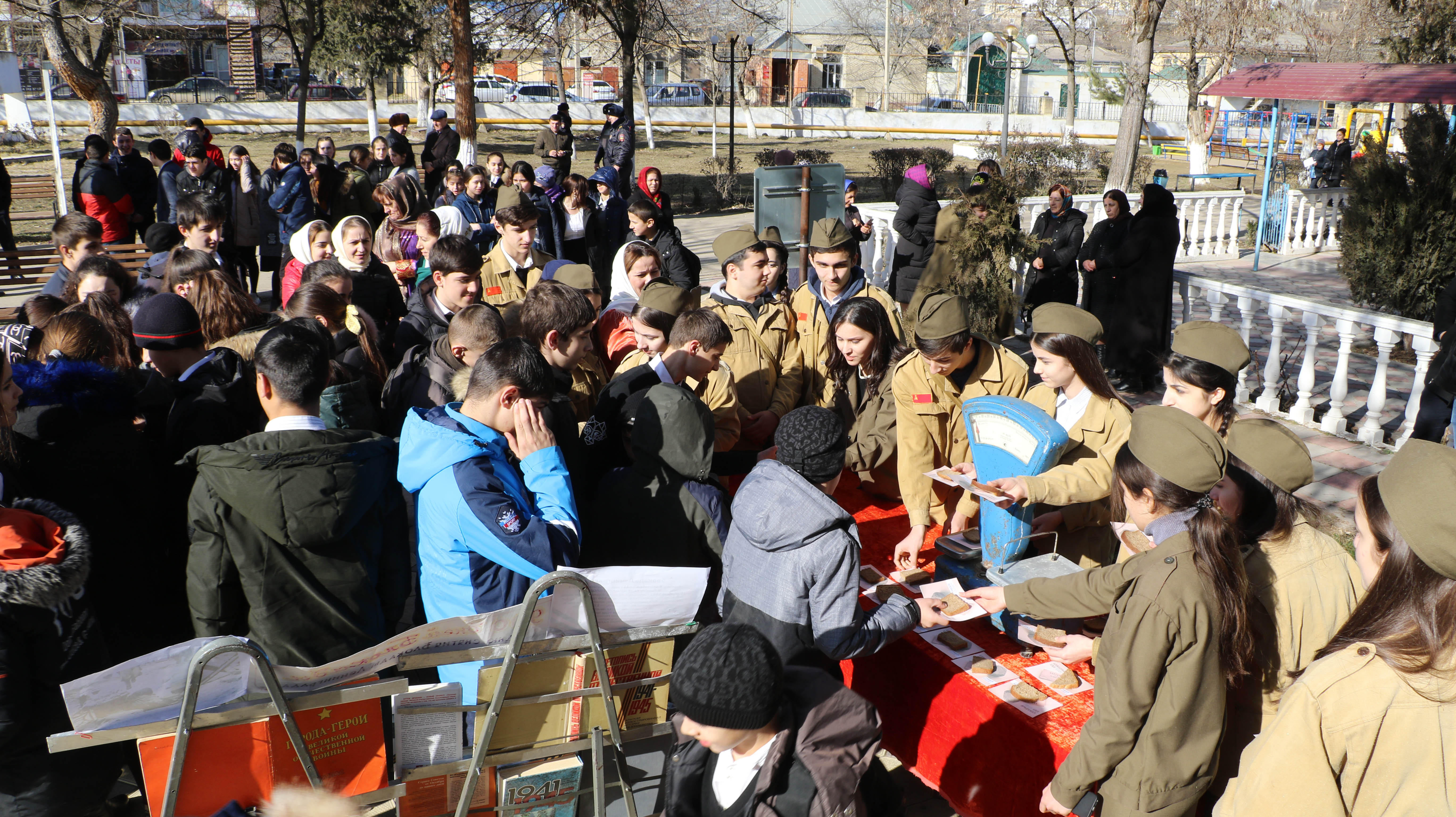 Митинг «Время памяти», посвященный Дню воинской славы, провели в Кайтагском районе