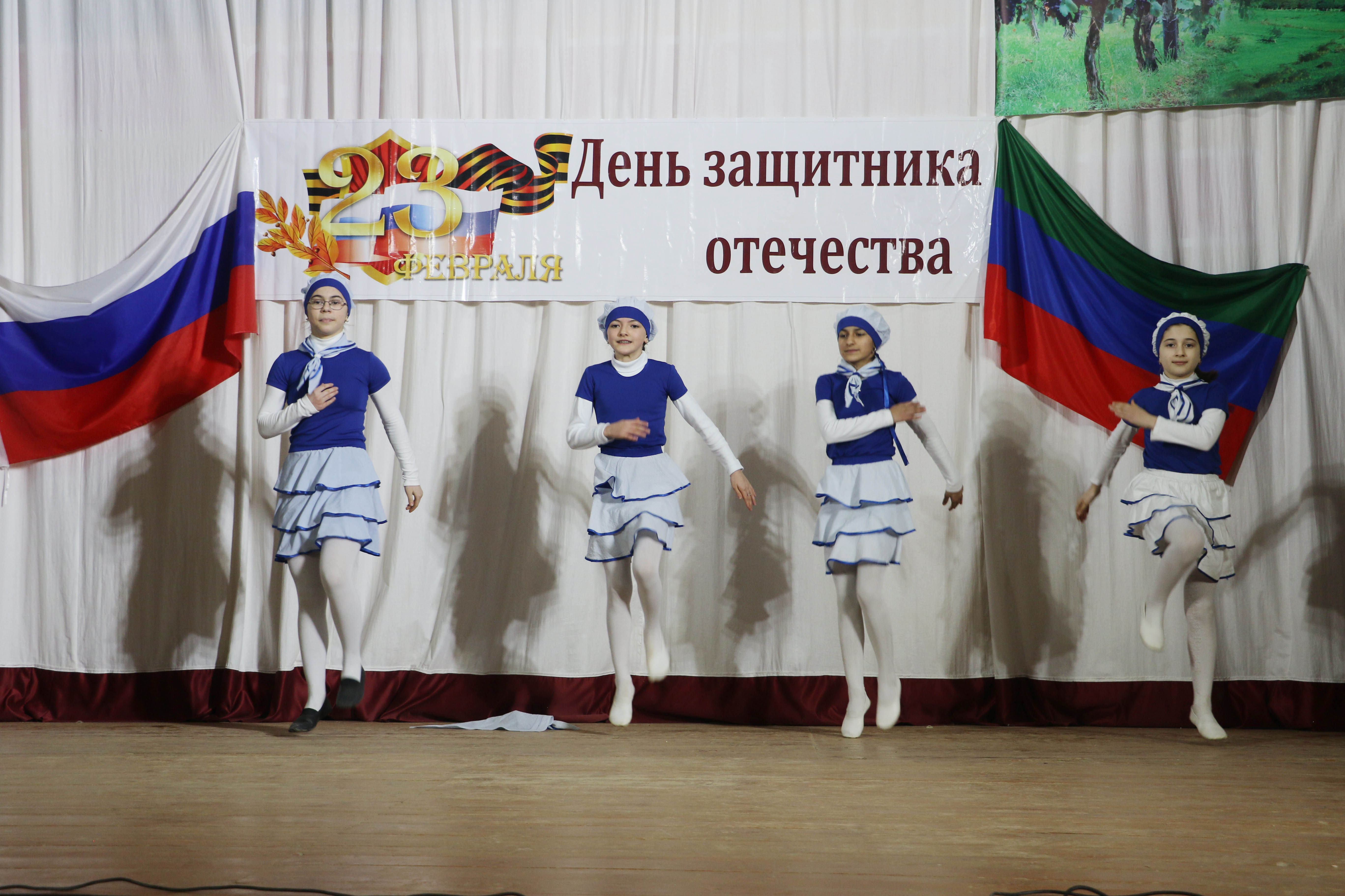 День защитника Отечества торжественно отметили в Кайтагском районе