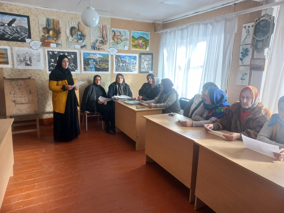 в Агульском районе гражданам рассказали о федеральном проекте «Содействие занятости»