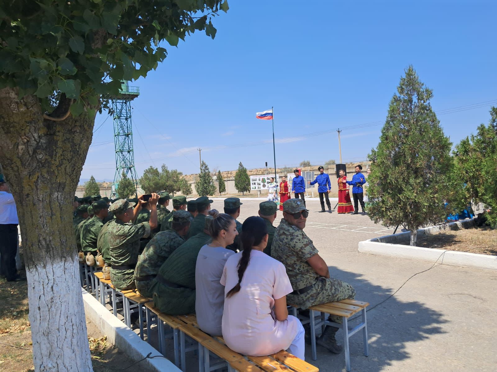 В Каспийске прошли патриотические акции в рамках фестиваля "Мы вместе, Россия"