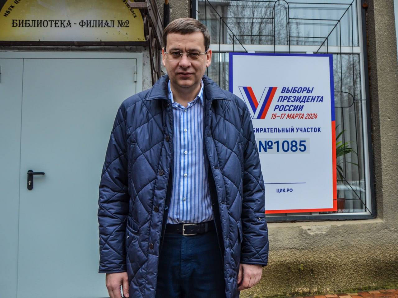 Роман Левченко отдал свой голос за Президента сильной страны
