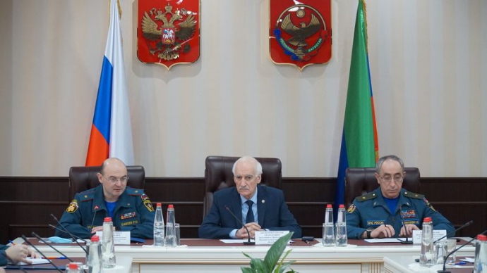 Комиссия МЧС России проверяет готовность Республики Дагестан к паводкоопасному периоду и пожароопасному сезону