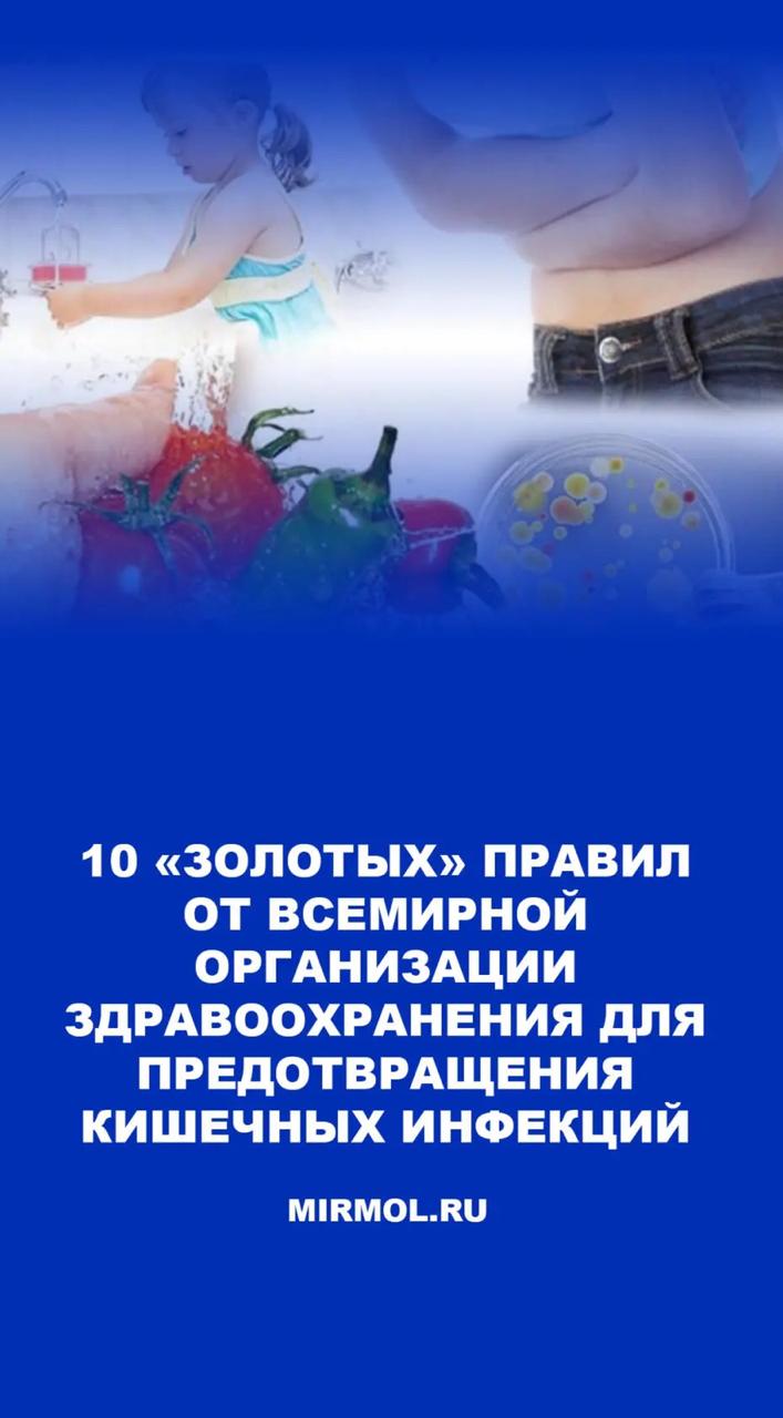 10 золотых правил от Всемирной организации здравоохранения
