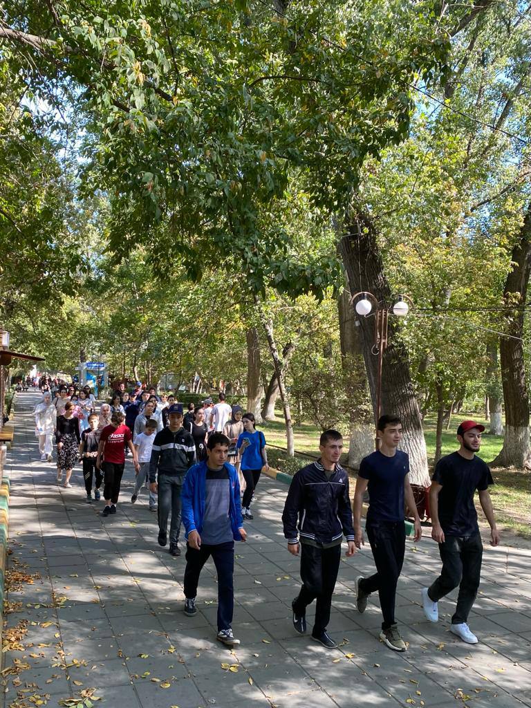 Всероссийская акция «10 тысяч шагов к жизни» прошла в Махачкале