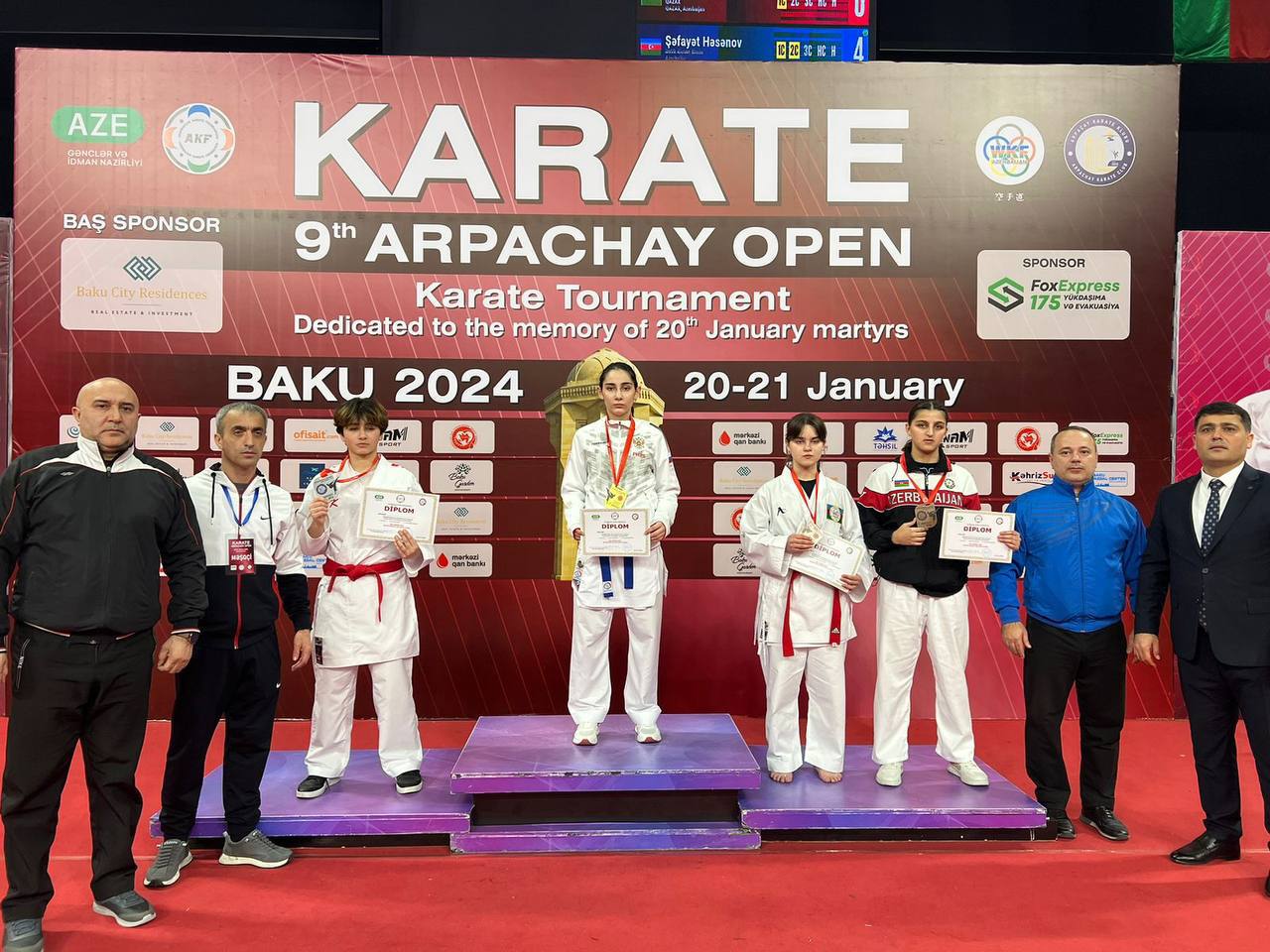 Дагестанские каратисты выиграли медали на турнире в Баку