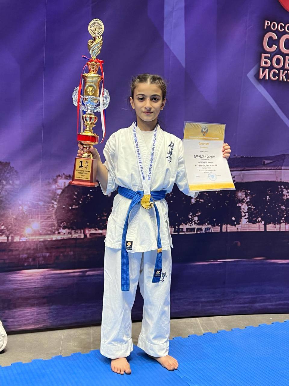Саният Давудова из Дербента стала чемпионкой России