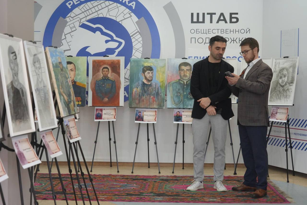 Открытие выставки «Портрет солдата» состоялось в Махачкале
