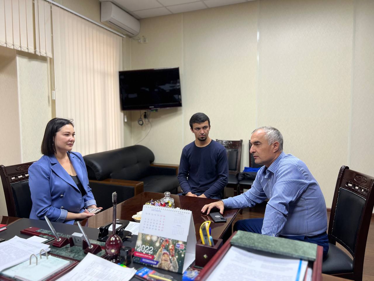 В Минобрнауки РД прошла встреча с финалистом Национального чемпионата "Абилимпикс"