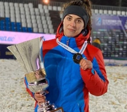 Диана Магомедова получила золотую медаль чемпионата Европы по регби на снегу