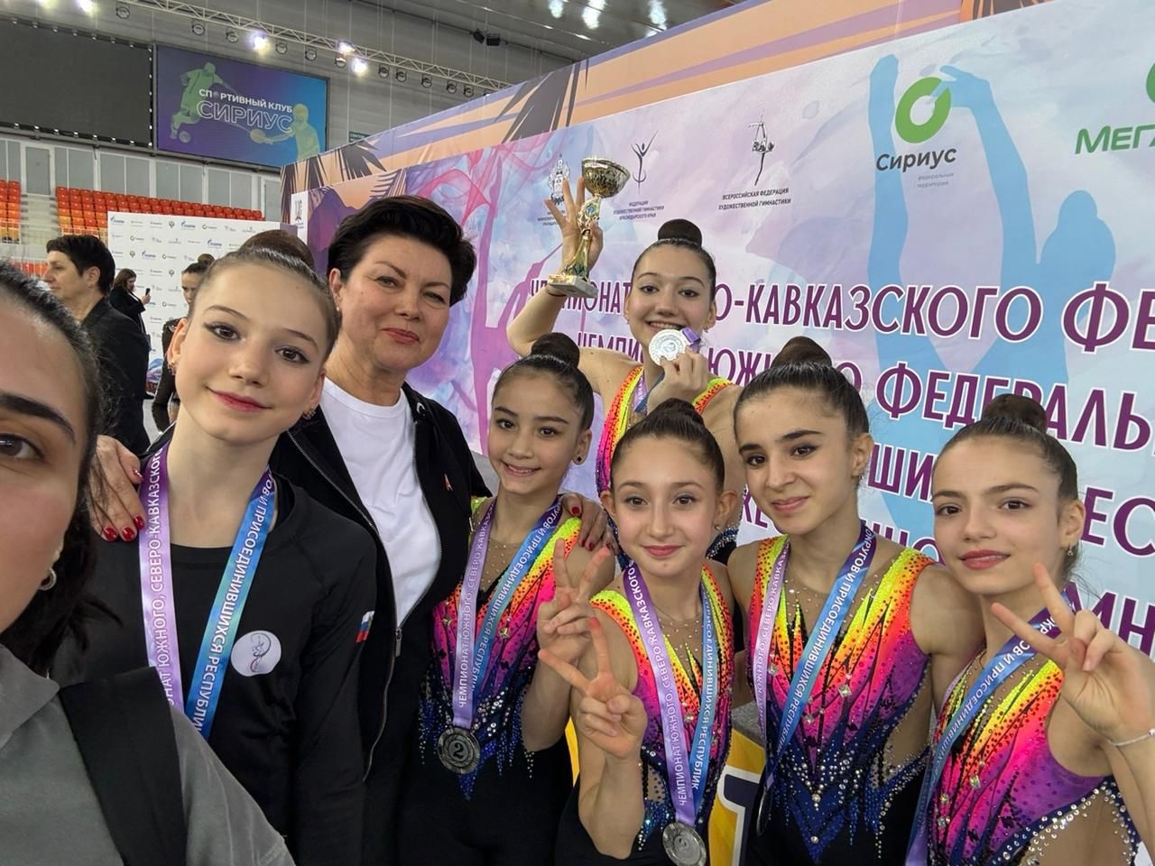 Сборная Дагестана по художественной гимнастике заняла второе место на чемпионате Южного и Северо-Кавказского федеральных округов.