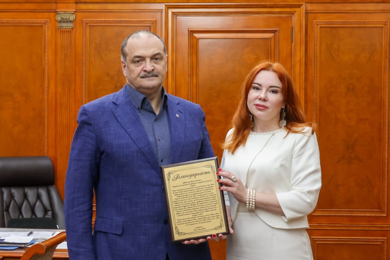 Сергей Меликов провел рабочую встречу с Мариной Ежовой, Уполномоченным по правам ребёнка в Дагестане