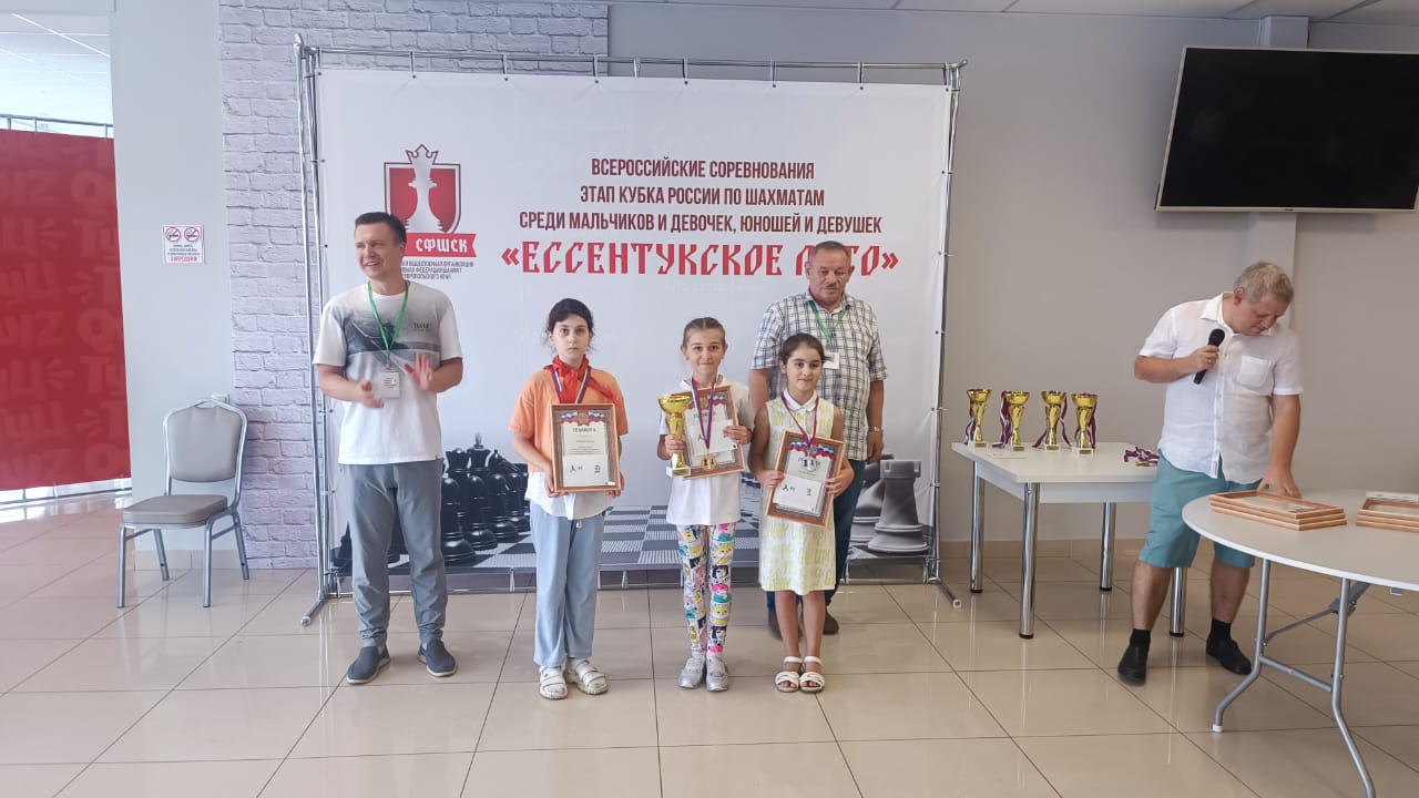 Школьница из Дагестана Амина Хиряева победила на этапе Кубка России по шахматам в Ессентуках.