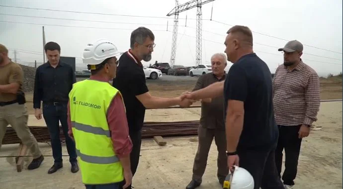 Председатель Правительства Республики Дагестан  проверил  ход строительства мусоросортировочого комплекса