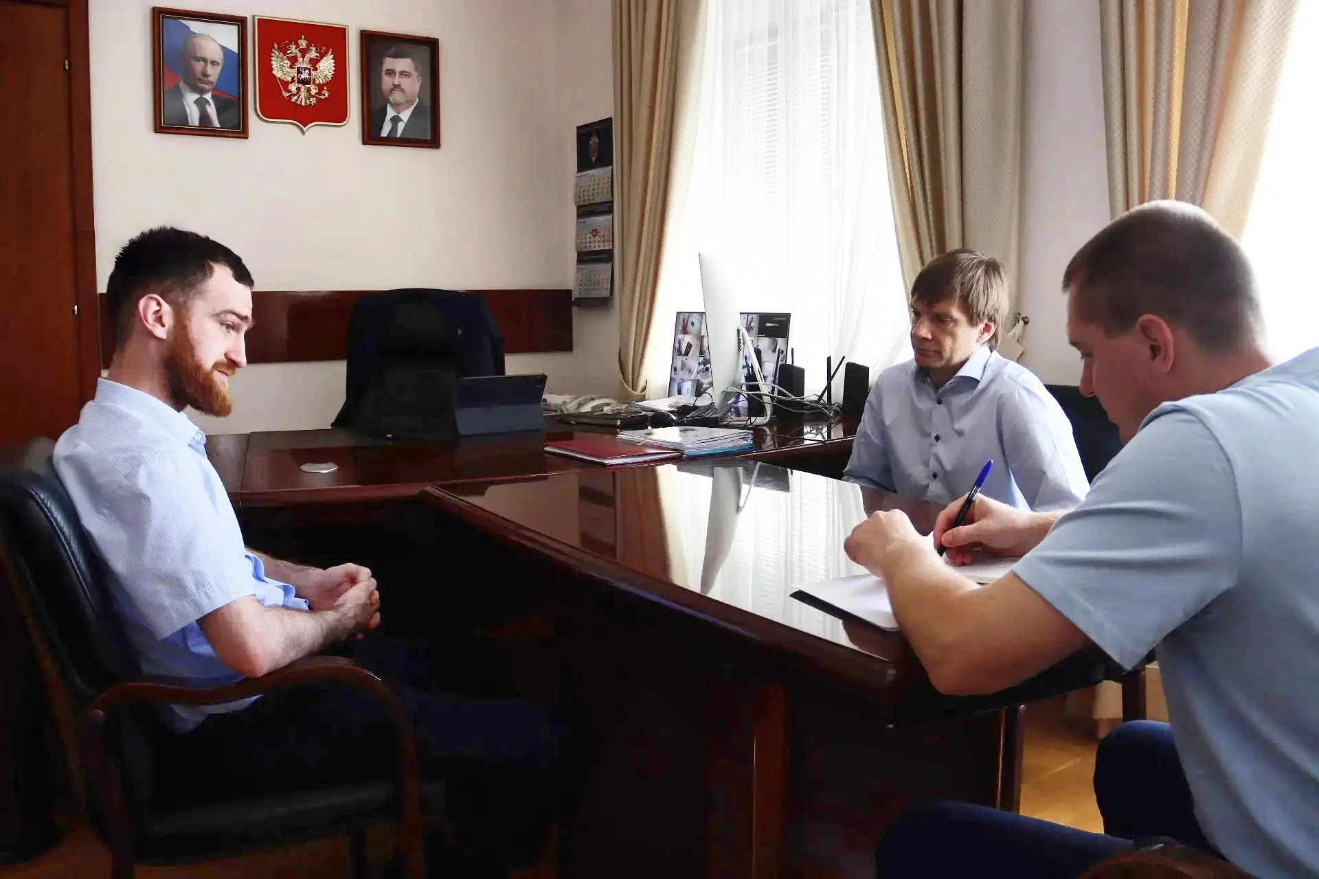 Темирлан Абуталимов встретился с и.о. руководителя Межрегионального управления ФАДН Ильёй Гусевым